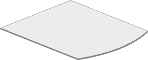 LEDSCREEN Funkschutzplatte Segmentbogenform